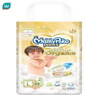 ราคา Mamy Poko มามี่ โพโค แพ้นท์ ซูเปอร์ พรีเมี่ยม ออแกนิค Size L 44 ชิ้น (15490320592)