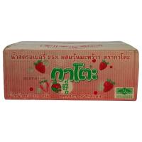 ราคา กาโตะ น้ําสตรอว์เบอร์รี 25 ผสมวุ้นมะพร้าว 320 มล x 48 (21099054163)