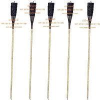 ราคา 5 อัน papamami Bamboo Lamp คบเพลิงไม้ไผ่สาน ตะเกียงไม้ไผ่สาน เปลวไฟคบเพลิง ตะเกียงจัดสวน ตะเกียงปักตามทาง คบเพลิงจัดงาน (349530)