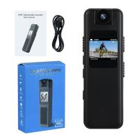 ราคา Portable Wearable Camera 1080P HD 180 Rotatable Lens Sports Action Camera OTG Mobile Phone Connection Night Vision 128G Memory Card Outdoor DV Cam กล้องบันทึกวีดีโอขนาดเล็กตำรวจ Action Police Body Cam