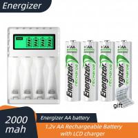 ราคา Energizer 1 2V 2000mAh AA AAA NI MH NIMH และ 4 ช่องชาร์จแบตเตอรี่ USB battery charger (21378859914)