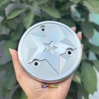ราคา ฝาครอบคลัชมิเนียม ฝาคลัชW125 R S Iไฟเลี้ยวบังลม มิเนียมกัดลาย หนา ฝาครอบเครื่อง ครอบคลัช (21459484233)