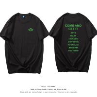 ราคา การออกแบบเดิมพร้อมส่ง M XL เสื้อยืด คอกลม สีดำ ก๊อด7 got7 got seven home coming come and get it อากาเซ่ หล่อS 5XL (18443734428)