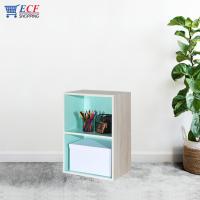 ราคา ECF Shopping ชั้นวางของ ชั้นวางหนังสือ 2 ช่อง ทูโทนพาสเทล (10217533222)