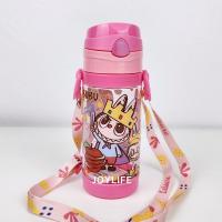 ราคา กระติกน้ำเด็ก Labubu ลาบูบู้ หลอดเด้ง มีสายคล้องคอ 500ml ขวดน้ำพกพา (21741214894)