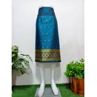 ราคา ผ้าถุงสำเร็จแบบป้ายตะขอ ไหมสั้น 04 ผ้าถุงสำเร็จ ผ้าไหมสำเร็จ (18320059511)