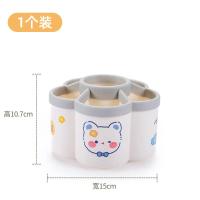 ราคา กล่องใส่ปากกาหมุนได้360องศากล่องเก็บเครื่องเขียนตั้งโต๊ะความจุขนาดใหญ่อเนกประสงค์กล่องใส่ปากกาวางบนโต๊ะนักเรียนเด็กจัดระเบียบ (21673583832)