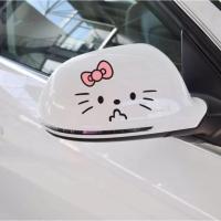 ราคา สติ๊กเกอร์ติดกระจกมองข้าง กันน้ำ สติ๊กเกอร์คิตตี้ (6440432534)