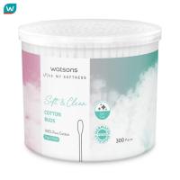 ราคา Watsons วัตสัน สำลีก้านกระดาษ 300 ก้าน (21760390988)
