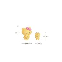 ราคา PRIMA Hello Kitty ต่างหูทองคำ 99 9 (21746012132)