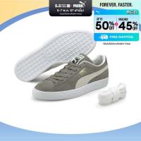 ราคา PUMA SPORT CLASSICS รองเท้ากีฬา Suede Classic XXI Trainers สีเทา FTW 37491507 (16342548045)