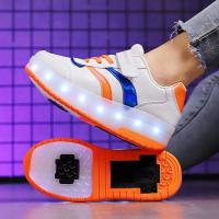 ราคา รองเท้าเดินแบบมีล้อสองล้อแบบใหม่สำหรับเด็กชายและเด็กหญิงรองเท้ามีไฟพร้อมสวิทซ์ยอดนิยมสำหรับเด็กรองเท้าสเก็ตโรลเลอร์สำหรับผู้ใหญ่รองเท้ากีฬามีล้อ (20756638746)