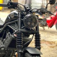 ราคา ยางหุ้มโช๊ค rebel ยางหุ้มโช๊คหน้า ที่ครอบโช๊คหน้า honda rebel 300 500 (11232926977)