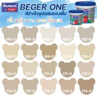 ราคา Beger One สีทาภายในผสมรองพื้น สีน้ำตาล ขนาด 8L สีน้ำ สีรองพื้น สีทาบ้าน จบครบในตัวดียว (6171502998)