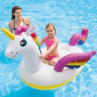 ราคา kidtuk แพยาง แพยางเป่าลม แพเป่าลม ม้ายูนิคอร์น ขี่ได้ RIDE ON UNICORN INTEX (19795973785)