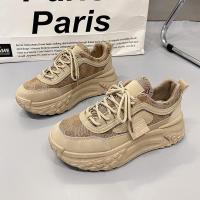 ราคา รองเท้าเสริมส้นด้านในพื้นหนาสำหรับผู้หญิงสไตล์ชาแนลรองเท้าเดินทางลำลองน้ำหนักเบาใส่แล้วดูเท้าแมทช์ลุคง่ายแบบใหม่ฤดูใบไม้ผลิและฤดูใบไม้ร่วงปี2024 (20111407998)