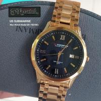 ราคา US SUBMARINE รุ่น RB 1001MD นาฬิกาผู้ชาย นาฬิกาข้อมือ สายเหล็ก สีทอง หน้าปัดขาว ดำ มีวันที่ กันน้ำ ของแท้พร้อมกล่อง (21511504945)