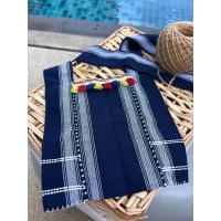 ราคา ย่ามทอมือไซส์มินิ 8 8 สีน้ำเงิน Indigo รุ่นพิเศษ Customize แถบพู่หลากสี ย่ามพื้นเมือง ย่ามชาวเขา ย่ามกะเหรี่ยง ย่ามแฮนด์เมด กระเป๋าย่าม (21414611016)