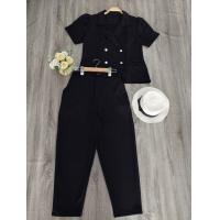 ราคา ชุดเซตสาวอวบอ้วนชุดเซตไซส์ใหญ่ชุดเซต2ชิ้น เสื้อปกสูทกระดุม4เม็ด กางเกงขายาว เสื้อยาว25นิ้วกางเกงยาว38นิ้ว (21493042971)