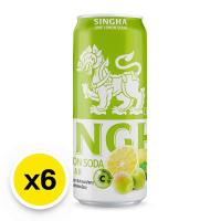 ราคา สิงห์ บ๊วยเลมอนโซดา 330 มล x 6 (21388615988)