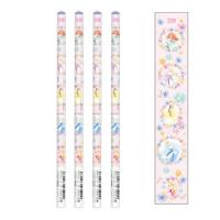 ราคา ดินสอไม้ B และ 2B กล่อง 12 แท่ง made in Japan ลาย Mario Sanrio Frozen เจ้าหญิง Disney Princess (20651825544)