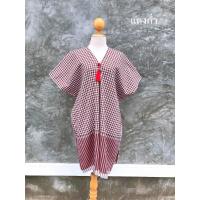 ราคา เดรสลายผ้าขาวม้า ลายสวย ใส่สบาย (21728688805)