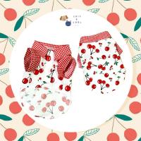 ราคา ชุดคู่หมาแมว เสื้อหมา เสื้อแมว ชุดเดรสหมาแมว ลาย Cherry (21502285584)