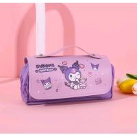 ราคา สินค้าพร้อมส่งในไทย กระเป๋าใส่อุปกรณ์การเรียนกระเป๋าดินสอลายคุโรมิ คิตตี้ โพชะโค (21728958512)
