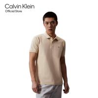 ราคา CALVIN KLEIN เสื้อโปโลผู้ชาย ทรง Regular รุ่น J326121 ACI สีเบจ (21727242516)