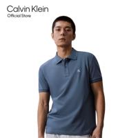 ราคา CALVIN KLEIN เสื้อโปโลผู้ชาย ทรง Regular รุ่น J326121 DBZ สี Aqua (21727240643)