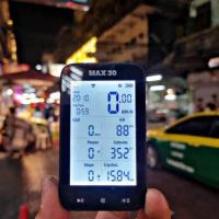 ราคา ไมล์จักรยาน GPS Shanren MAX30 เป็นไมล์ที่อัดแน่นเรื่องฟังก์ชั่นเชื่อมต่อได้หลากหลาย (21695715001)