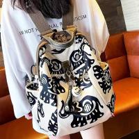 ราคา กระเป๋าเป้สะพายหลังผ้าแคนวาสสำหรับเดินทางท่องเที่ยวผ้าอ๊อกฟอร์ดสำหรับผู้หญิงกระเป๋าเป้สะพายหลังแฟชั่นดูแพงน้ำหนักเบาพกพาสะดวกสำหรับผู้หญิงแบบใหม่ปี2024 (21151917625)