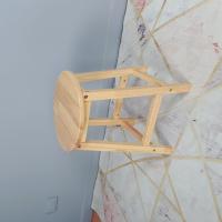 ราคา เก้าอี้สตูลไม้ยางพารา เก้าอี้สตูลไม้ เก้าอี้บาร์ สูง 45 cm STC 18 R แผ่นที่นั่งไม้ยางพารา (20952435883)