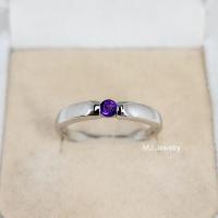 ราคา แหวนพลอยเพทายขาว พลอยแท้เงินแท้ 925 จิวเวลรี่จากจันทบุรี (21311203434)