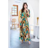 ราคา ชุดเดรสเชิ๊ตผ้าสปันคอปกผ่าหน้ากระดุมแขนยาวลายหลุยส์ทองสวยค่ะ34 46 (17526804728)