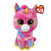 ราคา ตุ๊กตา TY Beanie Boos FANTASIA multicolor unicorn size regular (2143318818)