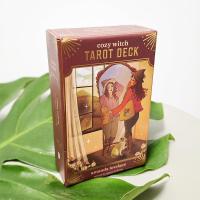ราคา Cozy Witch Tarot Deck 78 Pcs Daily Tarot Cards 12 7cm Printed on 350GSM Embossed Cardstock Packed In Rigid Box (21690898696)