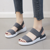 ราคา รองเท้าแตะแฟชั่น รองเท้าแตะรัดส้น สไตล์ใหม่เกาหลี ยางนิ่มใส่สบาย NO 235 สีดำ สีเทา สีชมพู (14975991294)