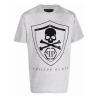 ราคา เสื้อยืดโอเวอร์ไซส์เสื้อยืดแขนสั้น พิมพ์ลายโลโก้ Philipp Plein สําหรับผู้ชาย S 5XL (19713254525)