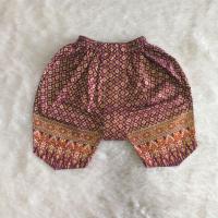 ราคา โจงกระเบน เด็กชายและเด็กหญิงลายไทยผ้าพิมพ์ทอง (21218044515)