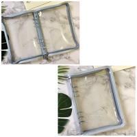 ราคา แฟ้ม ปกแพลนเนอร์ใสกลิตเตอร์แบบมีซิป A5 พร้อมส่ง (19188003461)