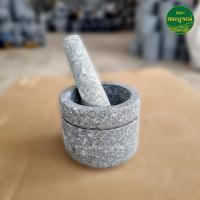 ราคา ครกหิน แกรนิต พร้อมสาก ไม่ทาสี ขนาด 3 3 5 นิ้ว ทรงกลม และ ทรงกระบอก (21402731720)