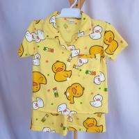ราคา ชุดนอนเด็กลายเป็ดเหลือง ขาสั้นแขนสั้นและขายาวแขนยาว (21697448690)