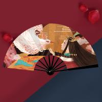 ราคา พัดจีน พัดแฟนซี พัด พัดมือ พัดด้ามพลาสติกสีดำ (16314713655)