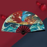 ราคา พัดจีน พัดแฟนซี พัด พัดมือ พัดด้ามพลาสติกสีดำ (16314713660)