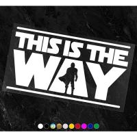ราคา สติ๊กเกอร์ Star wars สตาร์วอร์ Mandalorian สตาวอ สตาร์วอ starwars Sticker starwar แต่ง ติด รถยนต์ รถ เบบี้ โยดา bany yoda war ติดรถยนต์ แต่งรถ เจได this is the way กระจกรถ กระจก star war (20724634227)