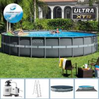 ราคา สระว่ายน้ำ Intex 26340 Ultra XTR Frame Above Ground Round Pool 732x132cm (1370462979)