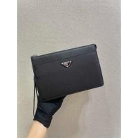 ราคา Prada Saffiano Leather Pouch Tote Bags (21228408103)