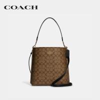 ราคา COACH กระเป๋าสะพายไหล่ผู้หญิงรุ่น Mollie Bucket Bag In Signature Canvas สีครีม CA561 IMCBI (19283374743)