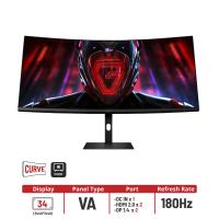 ราคา Xiaomi Monitor Gaming Curved 34 รุ่น G34 180Hz WQHD 3440 1440 รับประกัน 1 ปี (21603625026)